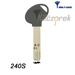 Mul-T-Lock 240S - klucz surowy